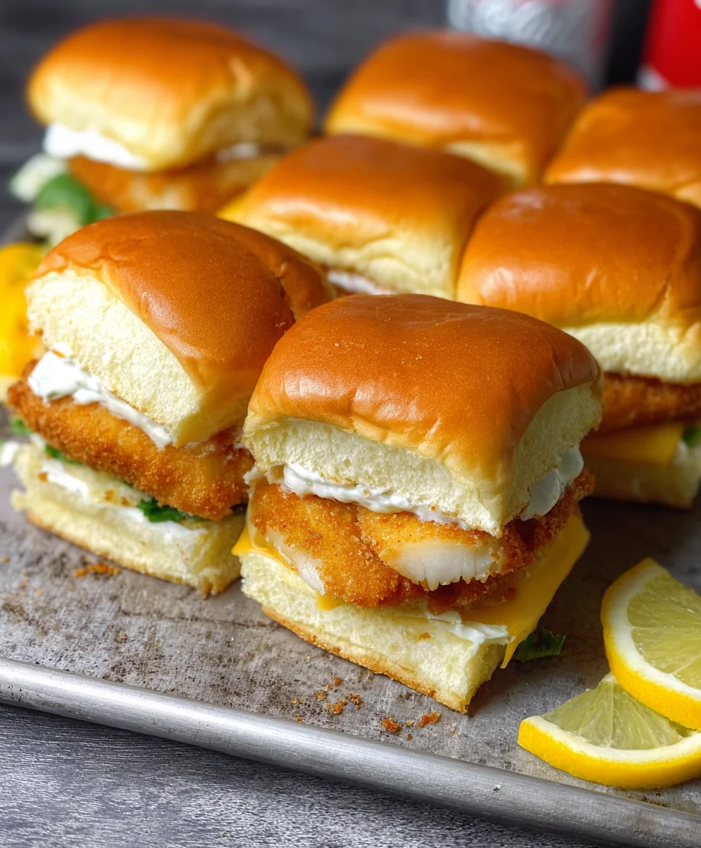 Filet-O-Fish Sliders Easy Fish Burger Recipe