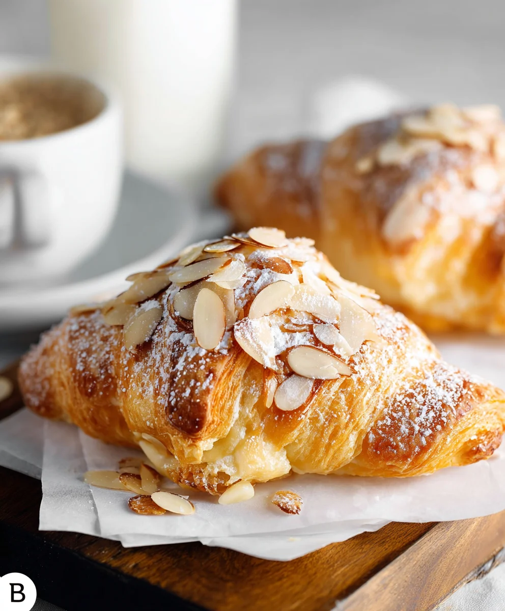 Almond Cream Filled Croissants - Delicious Pastry Recipe