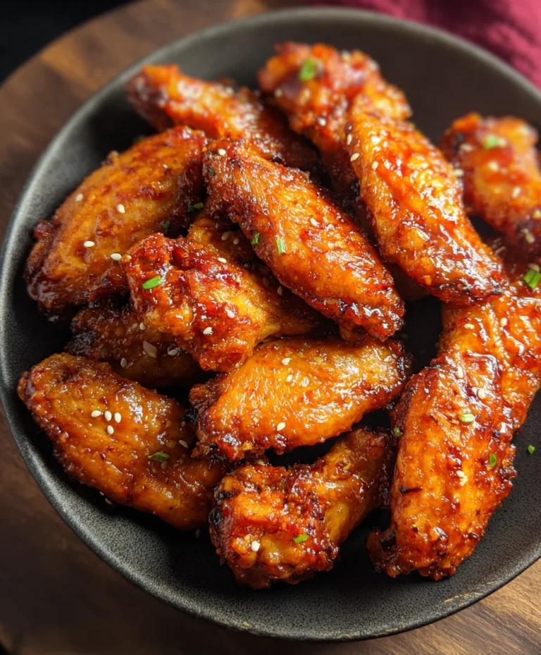 Honey Garlic Chicken Wings-Easy & Delicious Recipe