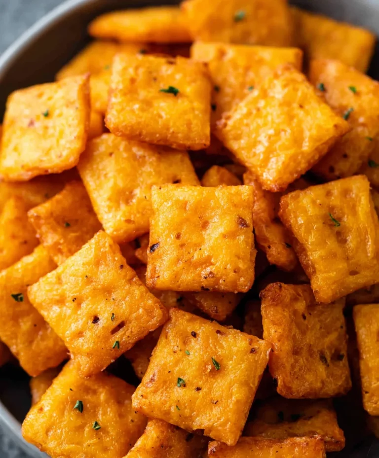 Easy Homemade Cheez Its Recipe- Delicious Snack