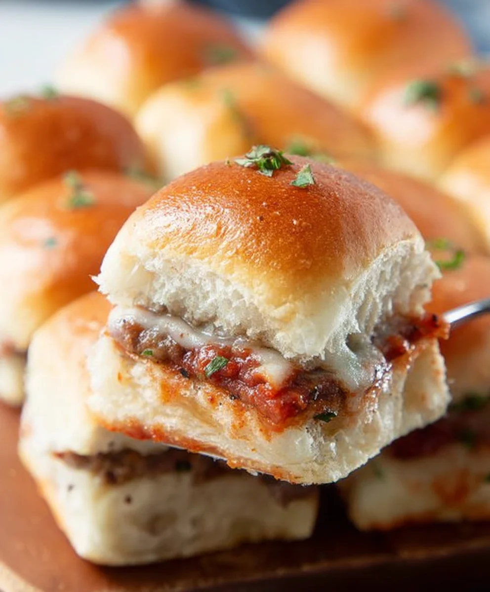 Easy Beef Pizza Sliders - Quick & Delicious Appetizer
