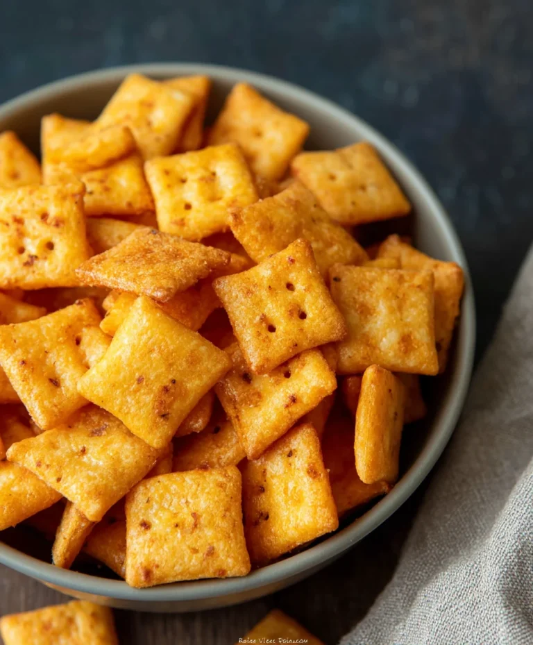 Gluten Free Cheez Its- Homemade Baked Cheesy Snack