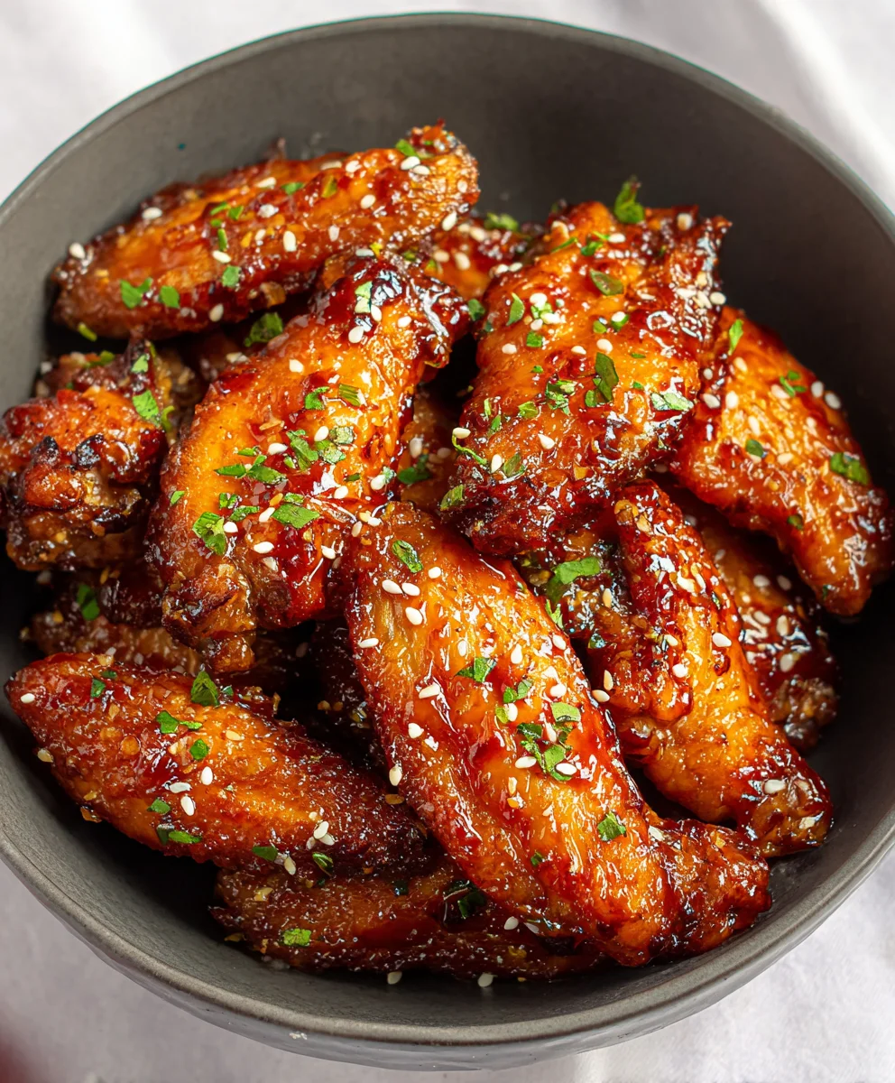 Honey Garlic Chicken Wings-Easy & Delicious Recipe