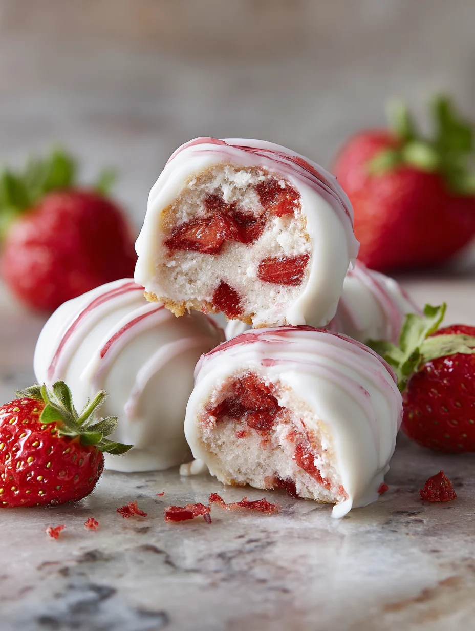 Easy Ingredient Strawberry Yogurt Bites Recipe