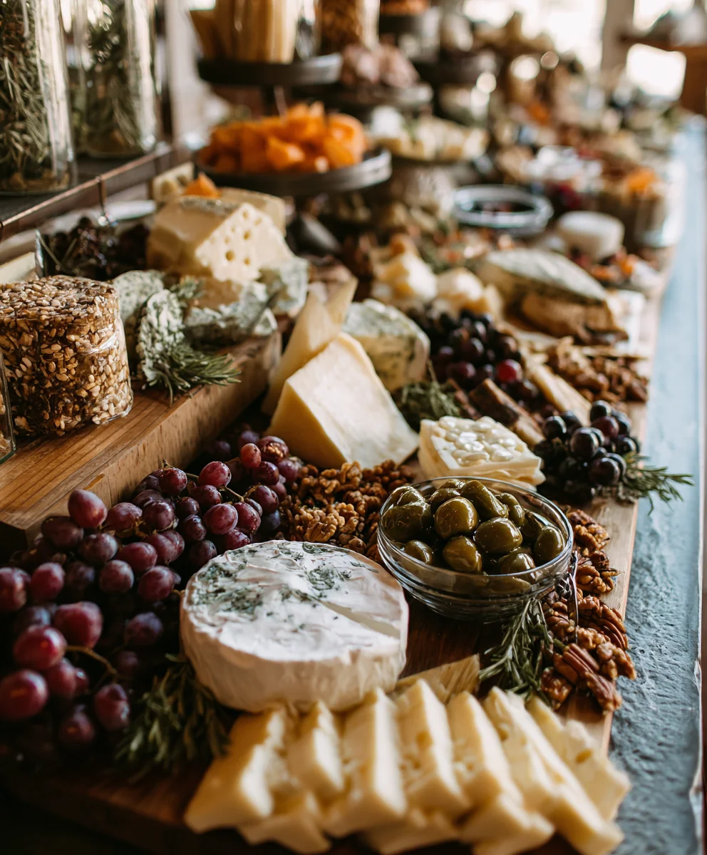 Wedding Reception Grazing Table Ideas-Elegant & Easy