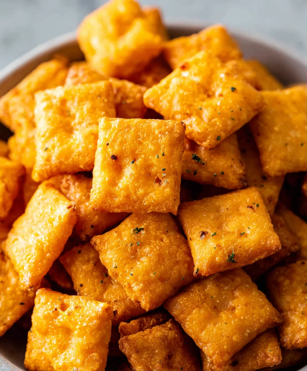 Easy Homemade Cheez Its Recipe- Delicious Snack