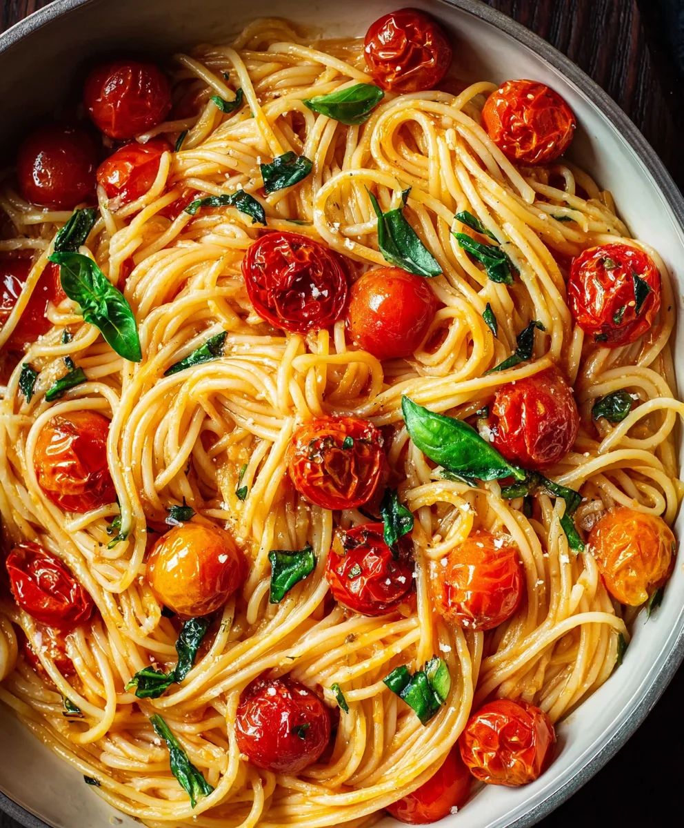 Easy Cherry Tomato Pasta - Quick & Delicious Meal
