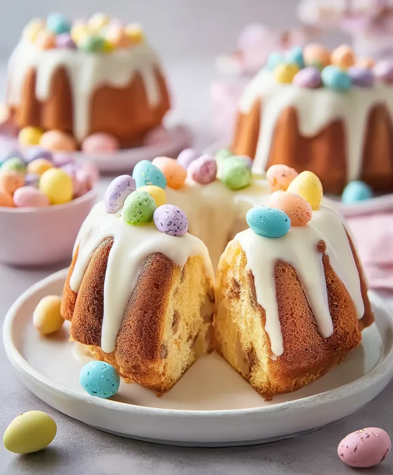 Surprise Inside Easter Bundt Cakes-Fun Recipe