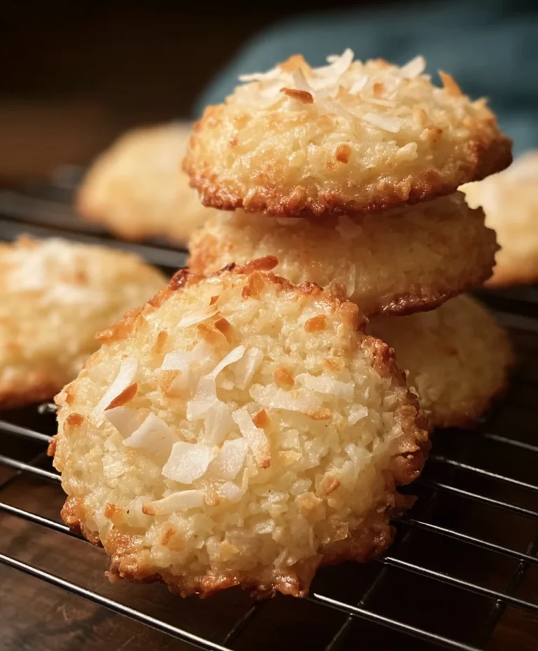 Chewy Coconut Cookies-Delicious Easy Recipe