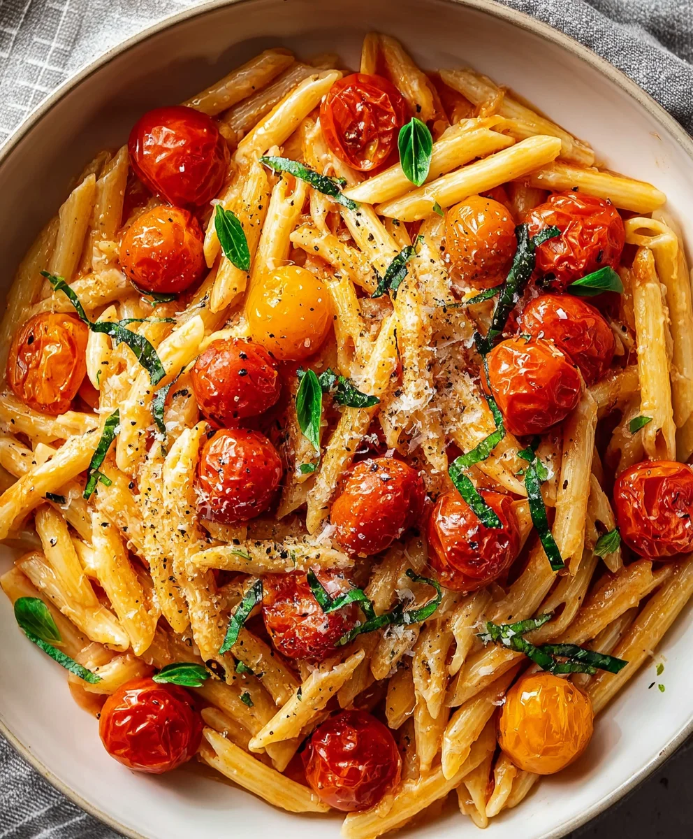 Easy Cherry Tomato Pasta - Quick & Delicious Meal