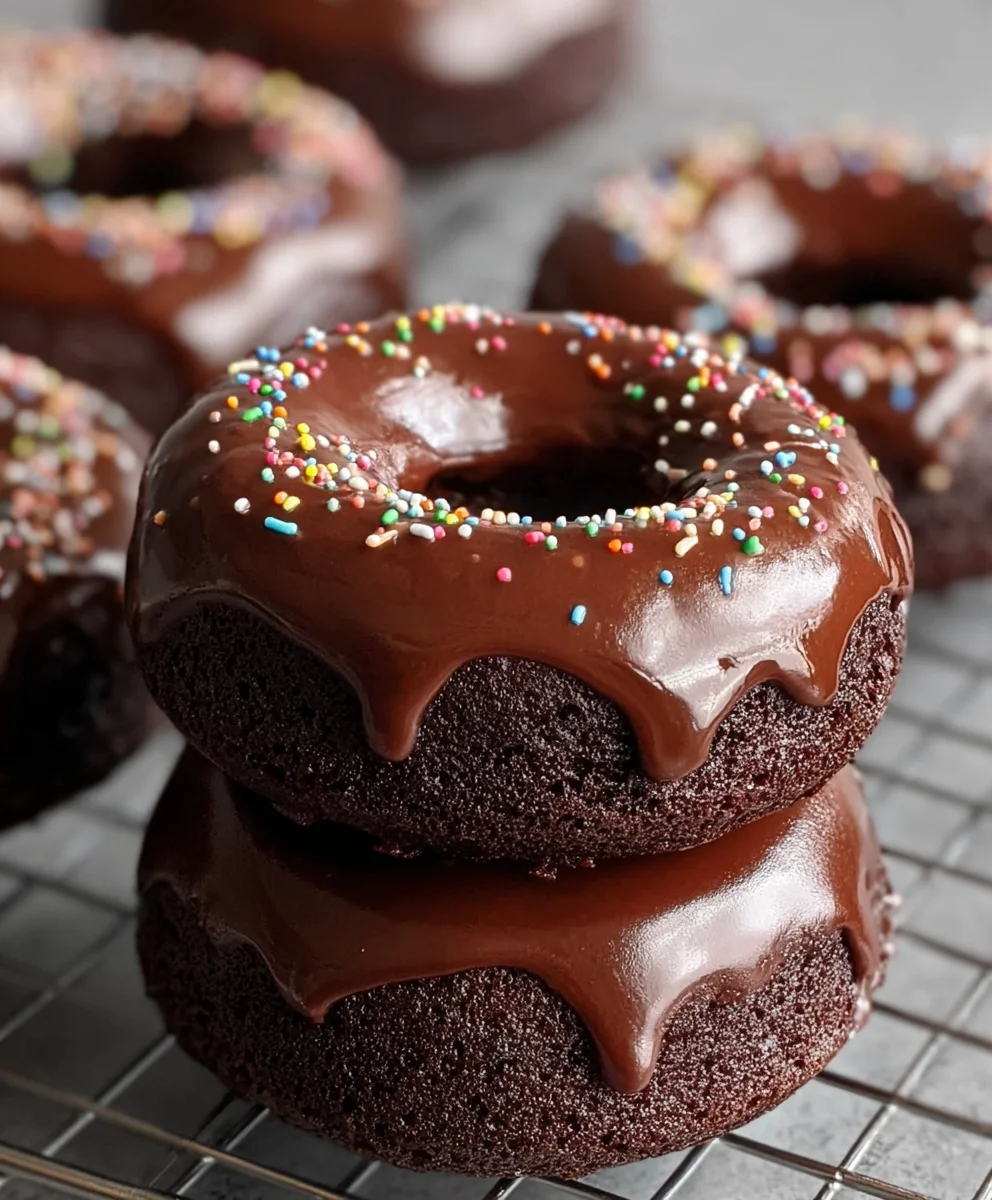 Easy Chocolate Baked Donuts-Guilt Free Treat