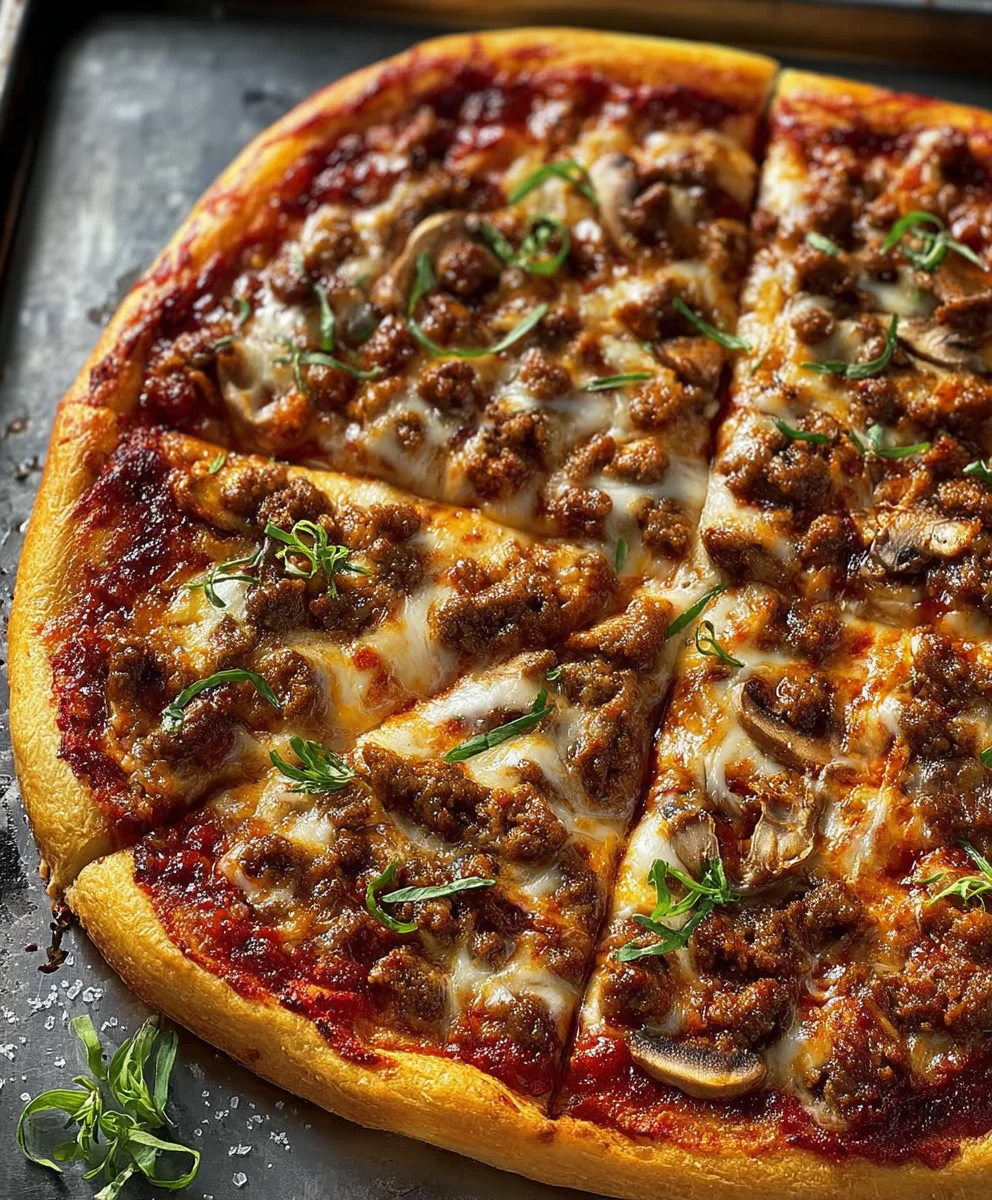 Ultimate School Beef Pizza Recipe