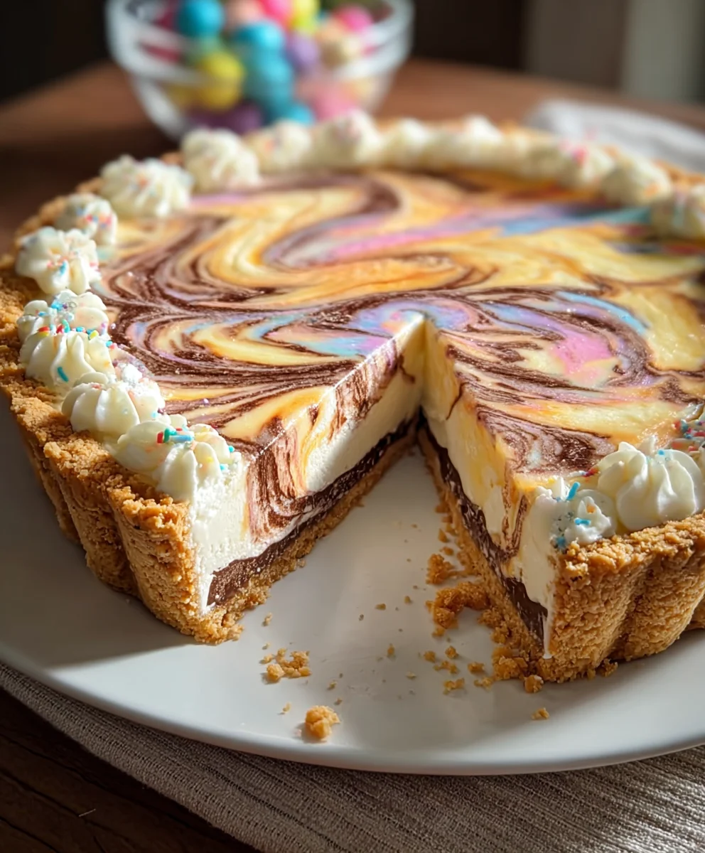 Easter Swirl Pie - Festive & Easy Dessert Recipe