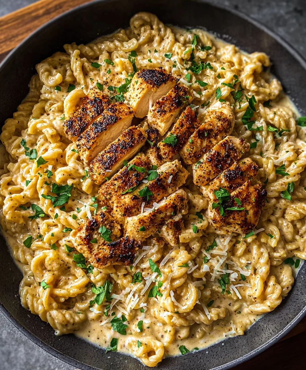Creamy Garlic Parmesan Chicken Pasta - Easy & Delicious