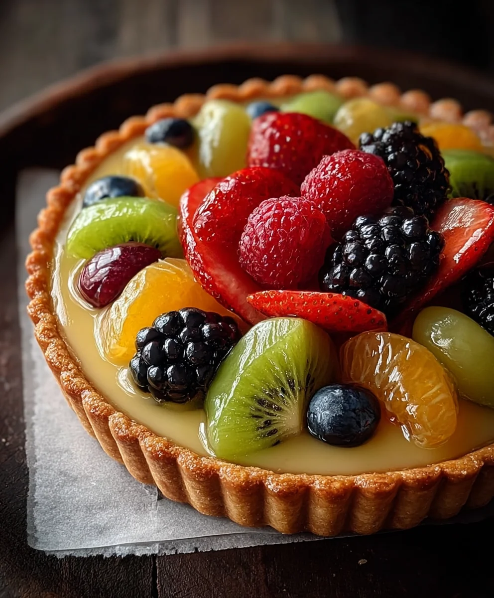 Easy Fresh Fruit Tart Recipe - Delicious Dessert