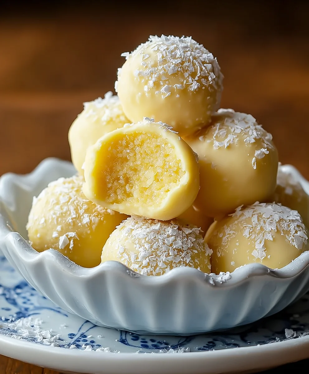 Zesty Lemon Truffles- Easy No-Bake Delight