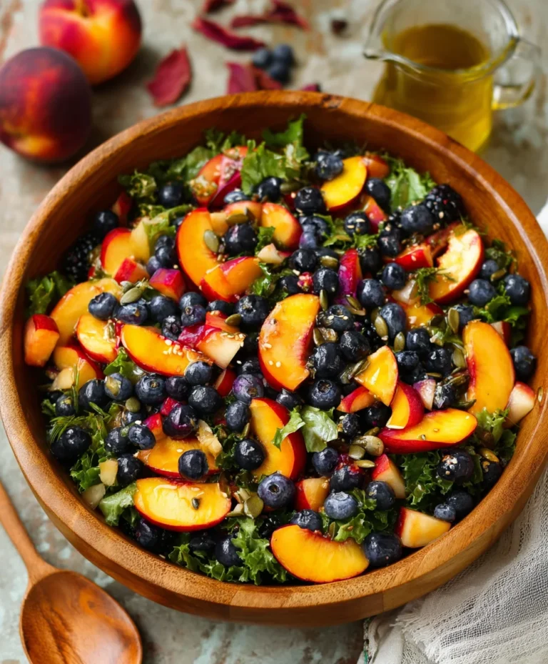 Peach Blueberry Non-Non-Non-Alcoholic Alternativeic Non-Alcoholic Ale Salad Recipe
