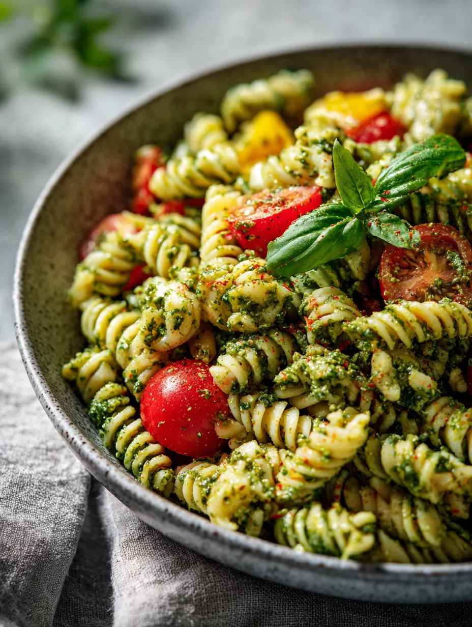 Easy Pesto Pasta Salad Recipe - Delicious & Quick