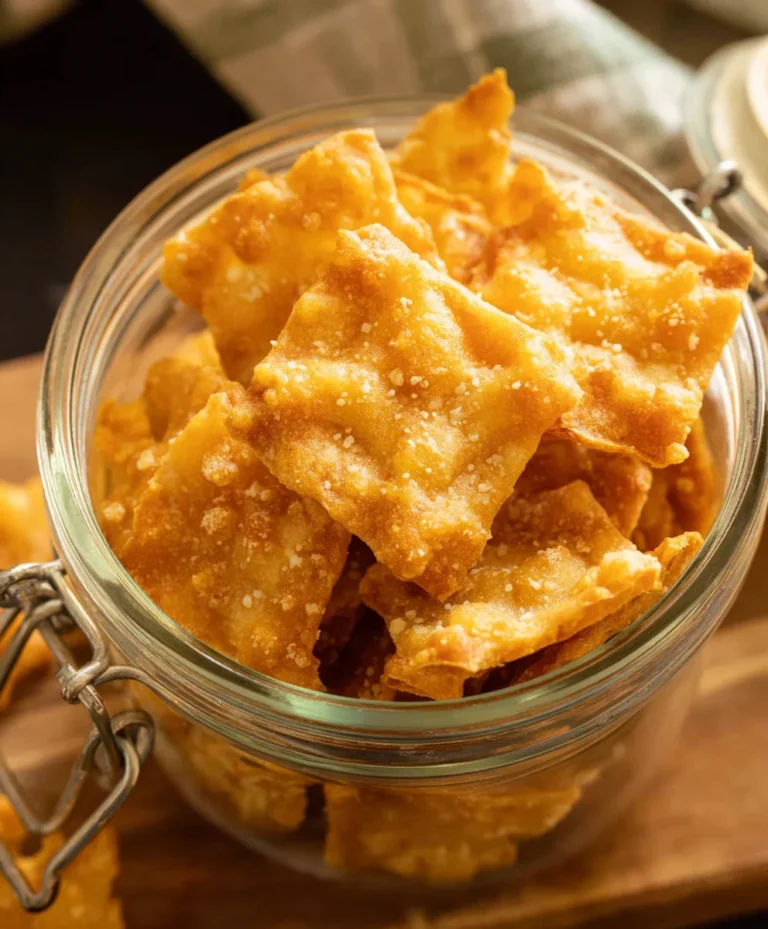 Cheesy Sourdough Cheddar Crackers- Easy Homemade Recipe