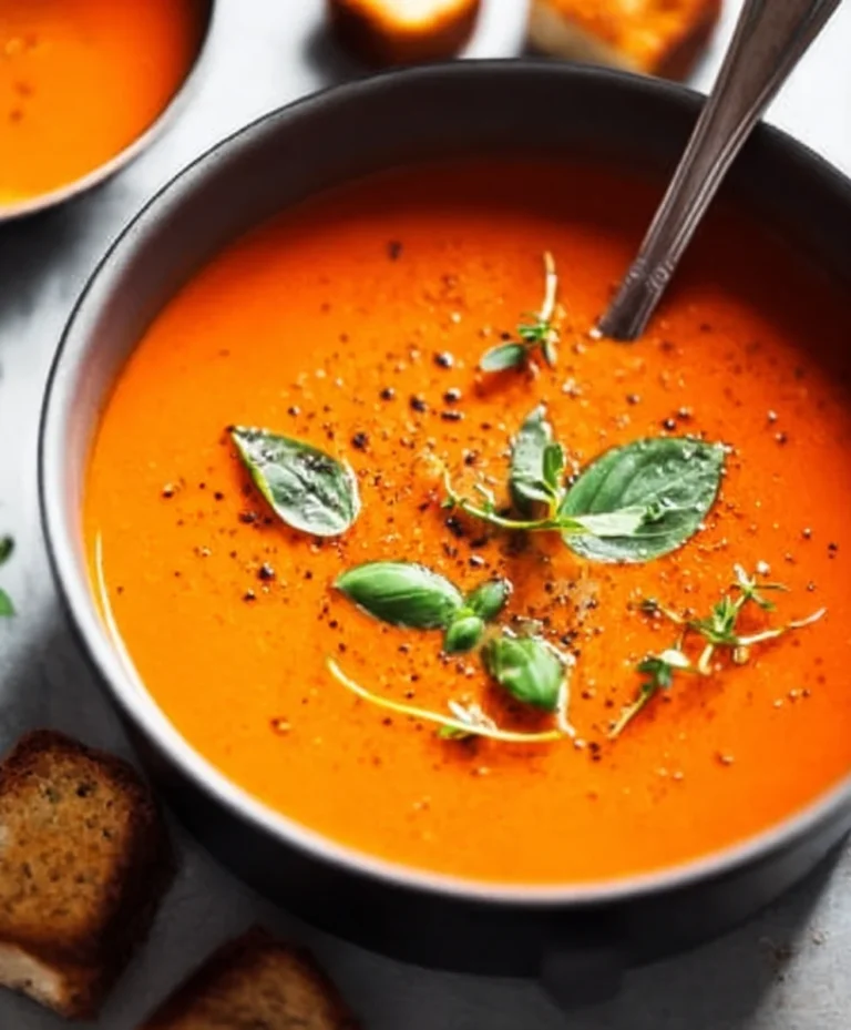 Cozy Creamy Tomato Soup – Easy Canned Tomato Recipe