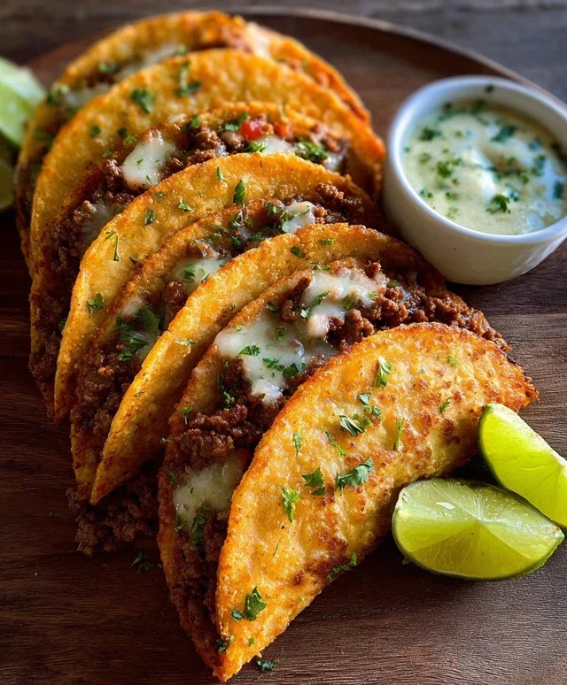 Crispy Ground Beef Tacos