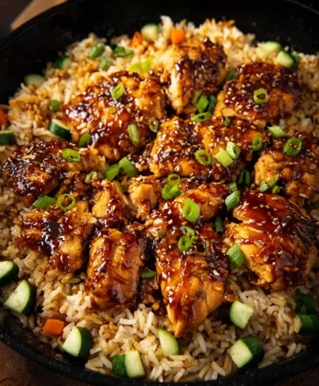 One-Pan Bold Honey BBQ Chicken Rice