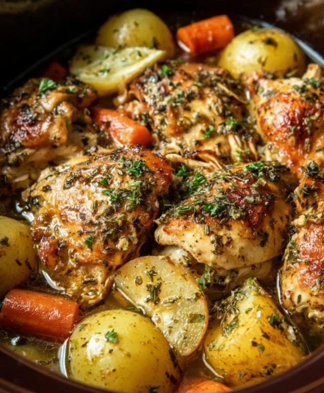 Garlic Butter Chicken Crockpot Recipe: 6-Hour Magic for Tender Bliss