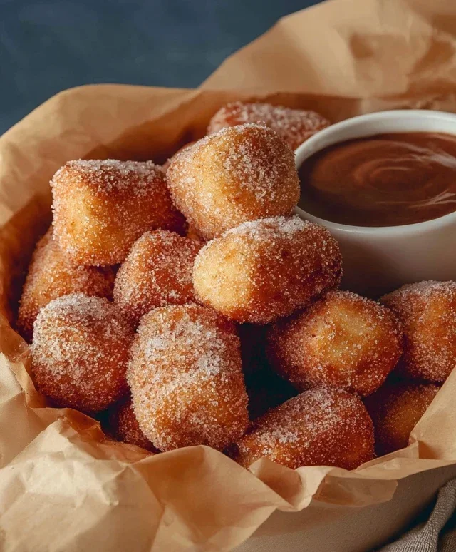Sweet Air Fryer Churro Bites Recipe