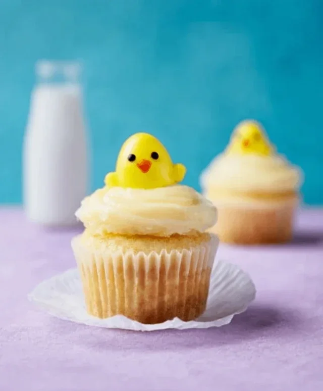 Easter Chick Cupcakes