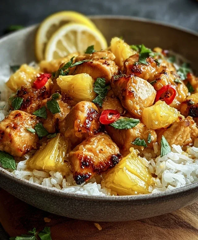 Pineapple Chicken and Rice