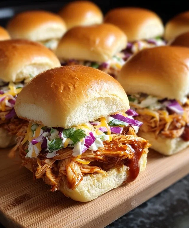 BBQ Chicken Sliders