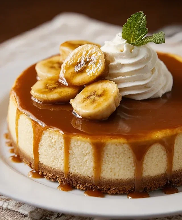 Bananas Foster Cheesecake