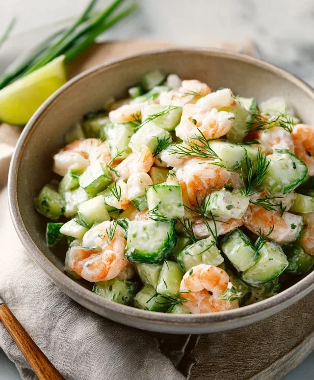 Cucumber Shrimp Salad