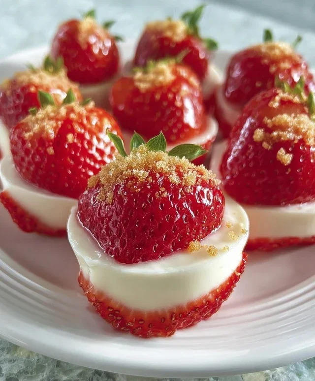 Cheesecake Deviled Strawberries