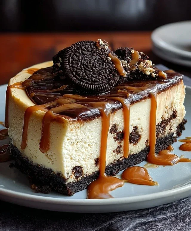 Oreo & Caramel Cheesecake