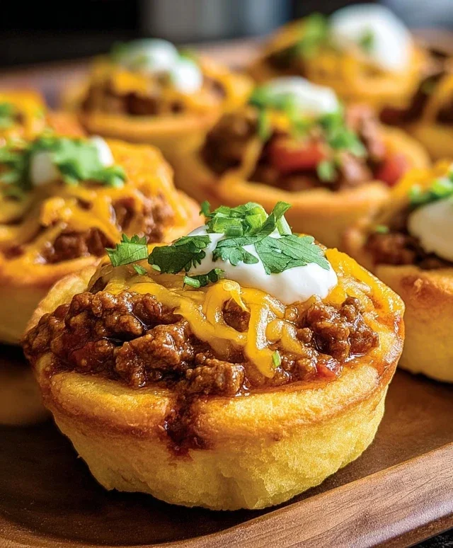 Taco Biscuit Cups