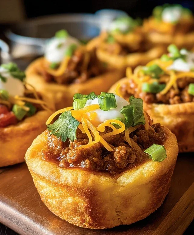 Taco Biscuit Cups
