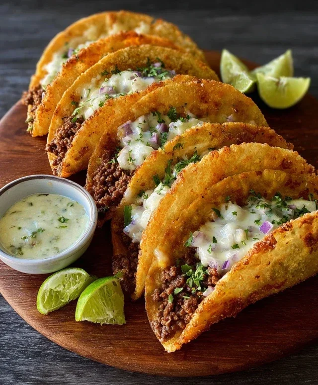 Crispy Ground Beef Tacos