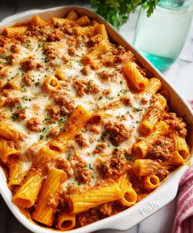 Baked Rigatoni with Sausage