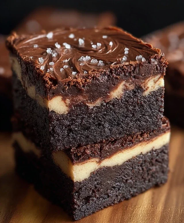 Dark Chocolate Cheesecake Brownies