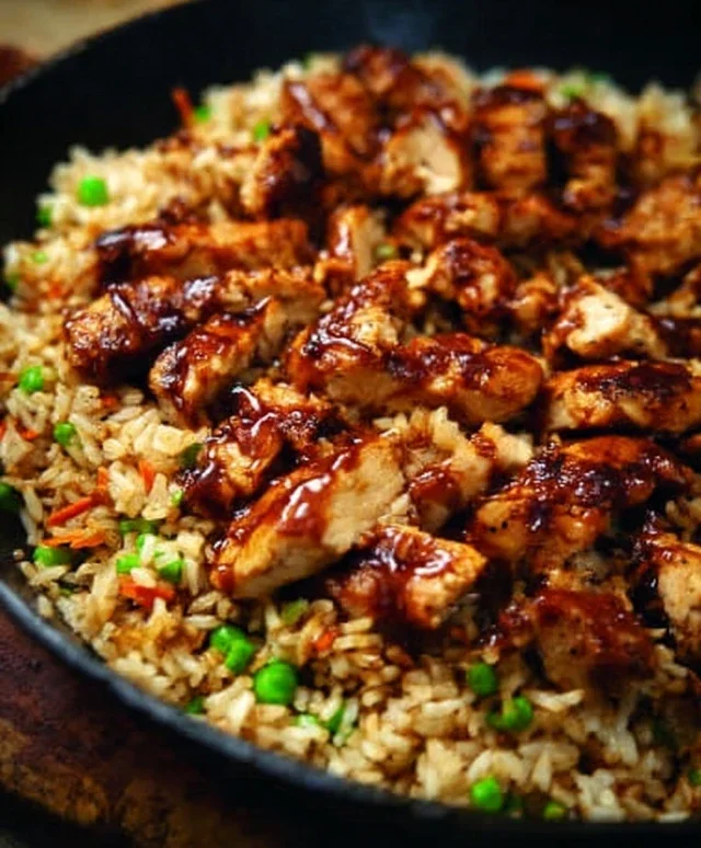 One-Pan Bold Honey BBQ Chicken Rice