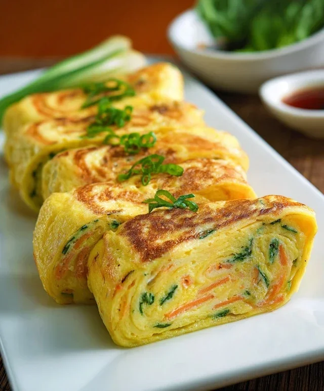 Gyeran Mari (Korean Rolled Omelette)