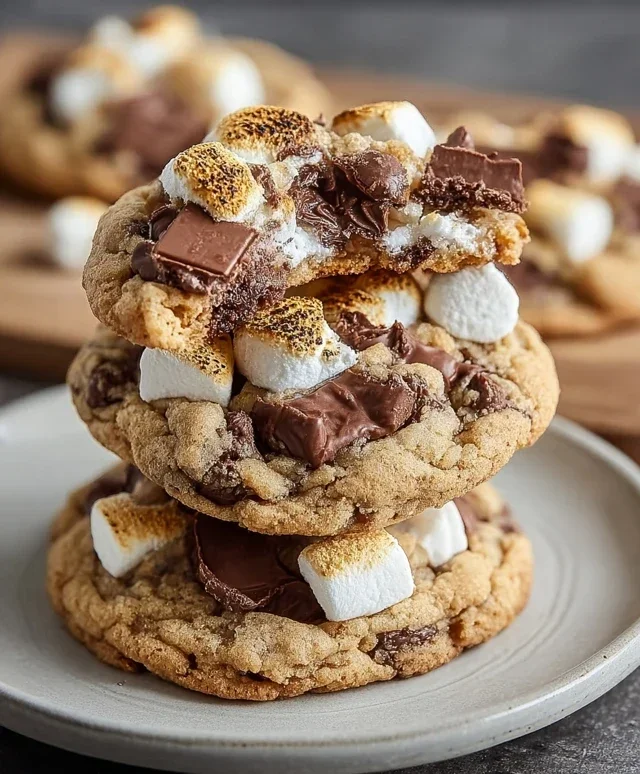 Hershey's Chocolate S'mores Cookies