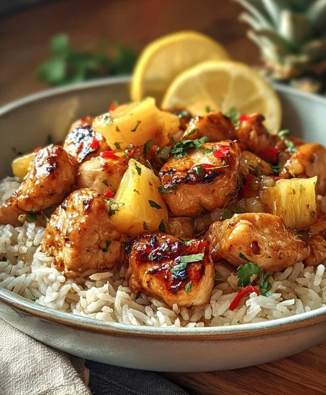Pineapple Chicken and Rice
