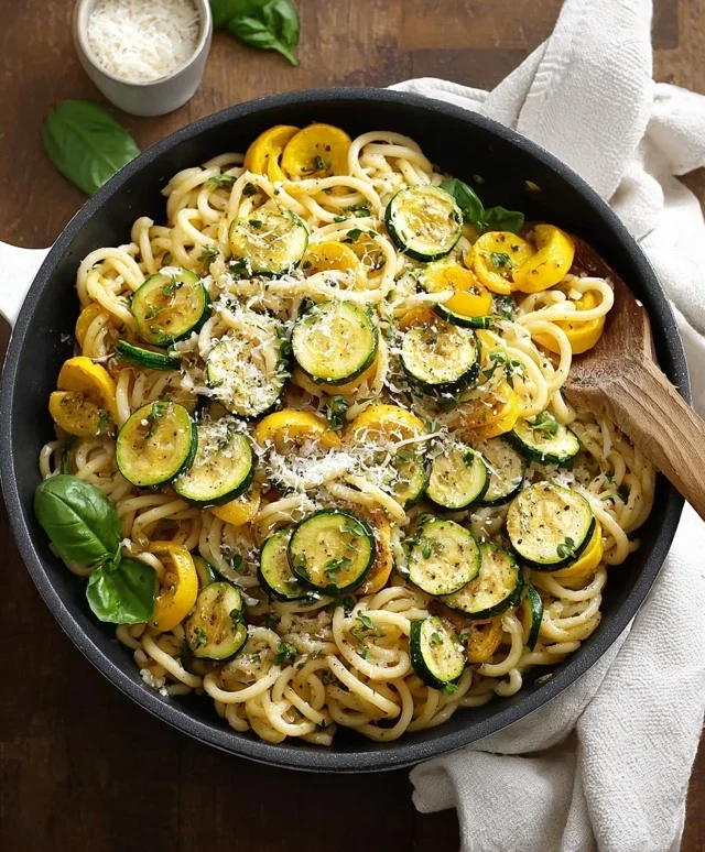 Summer Squash Pasta Skillet