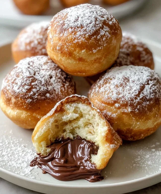 Air Fryer Nutella Bombs