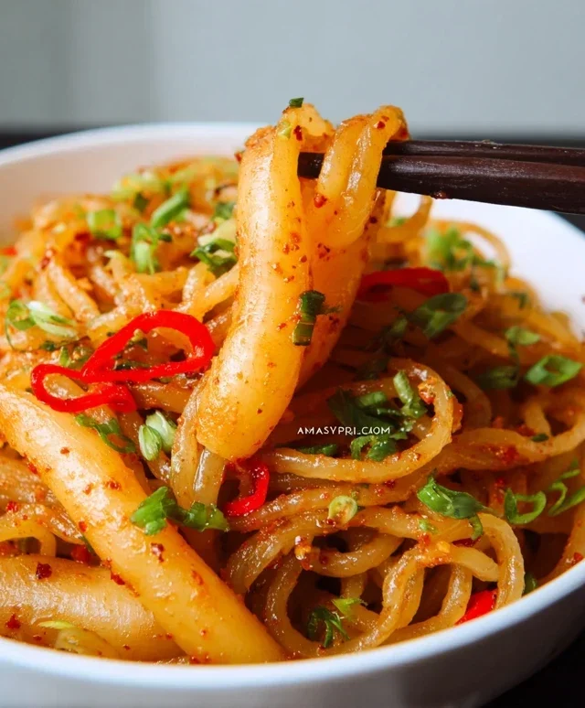 Spicy Potato Noodles
