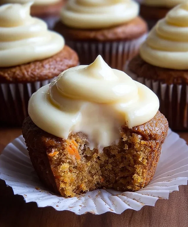 Carrot Cheesecake Cupcakes