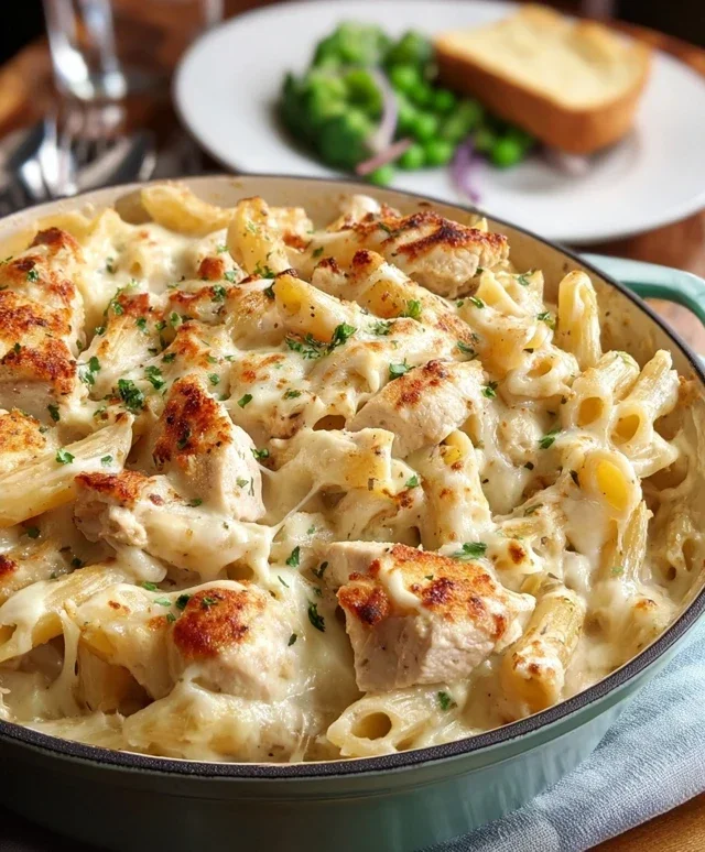 Chicken Alfredo Bake