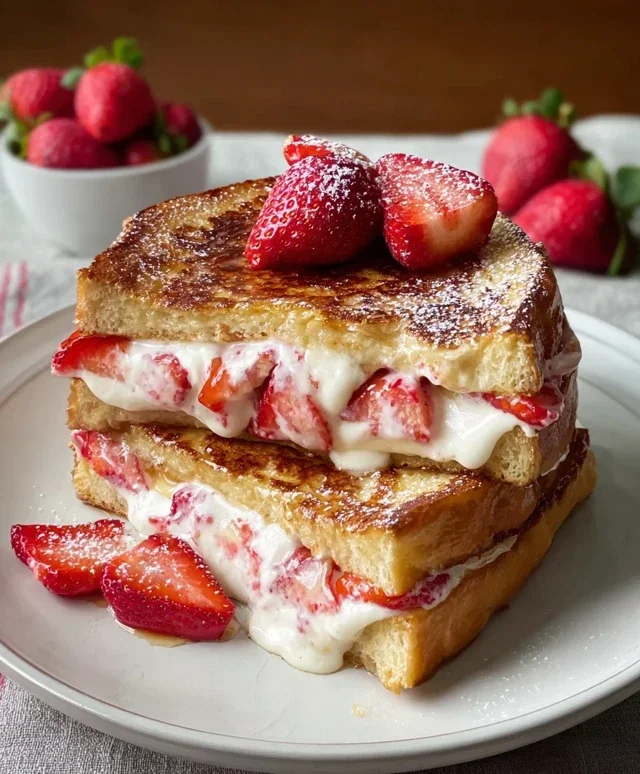 Strawberry Cheesecake French Toast